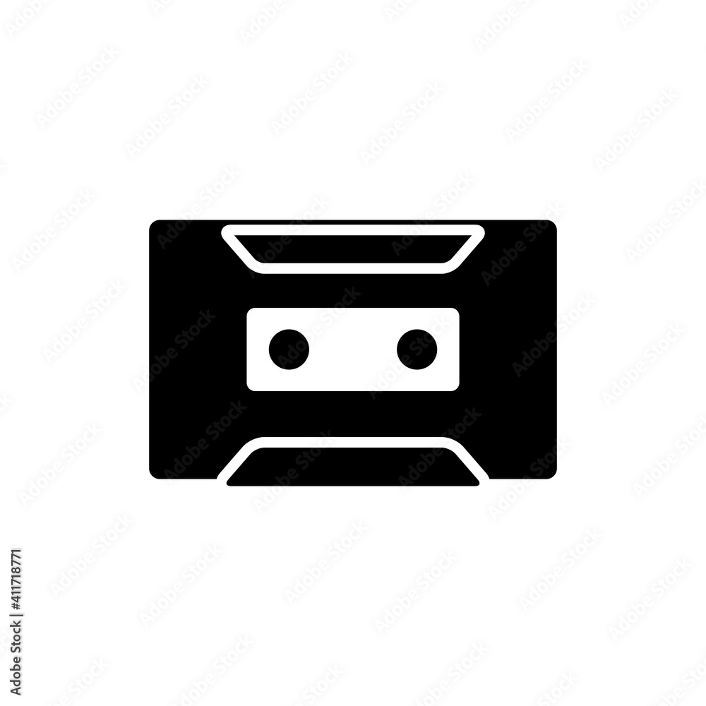 Cassette icon Design Vector Template Illustration Cassette icon Design Vector Template Illustration