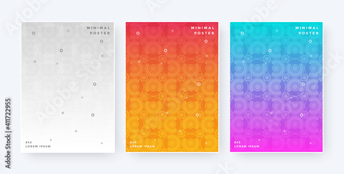Abstract colorful minimal covers pattern design © Zein Republic Studio