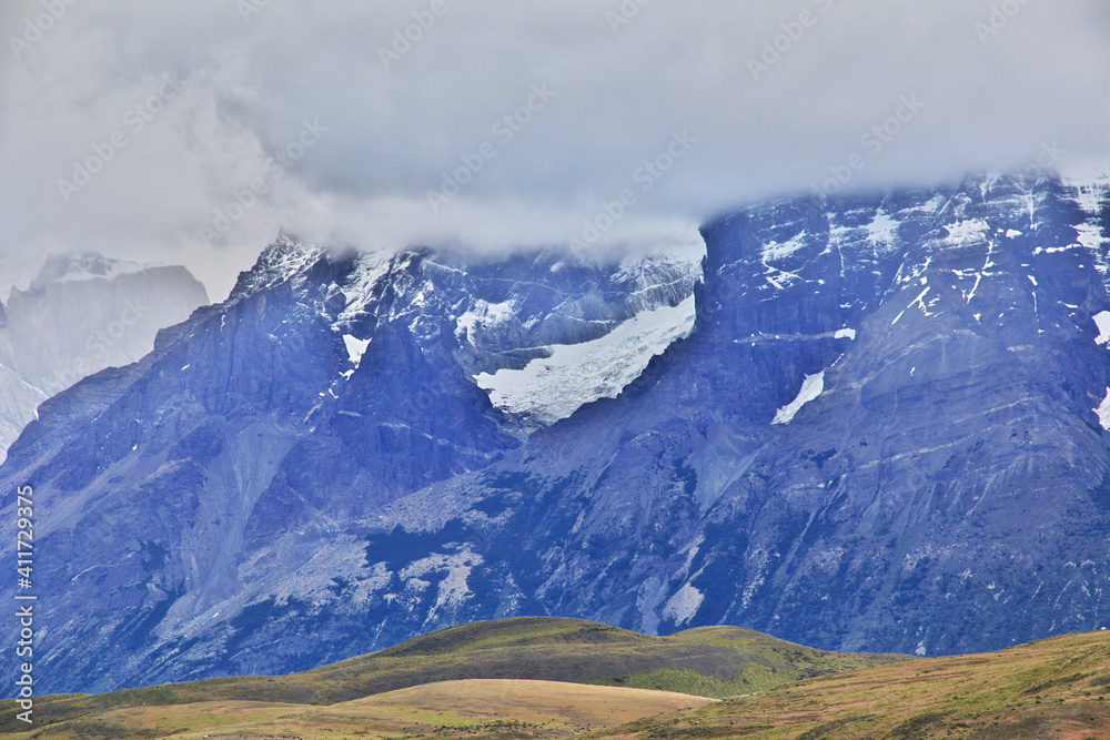 Cerro Paine Grande in Torres del Paine National Park, Patagonia, Chile Cerro Paine Grande in Torres del Paine National Park, Patagonia, Chile