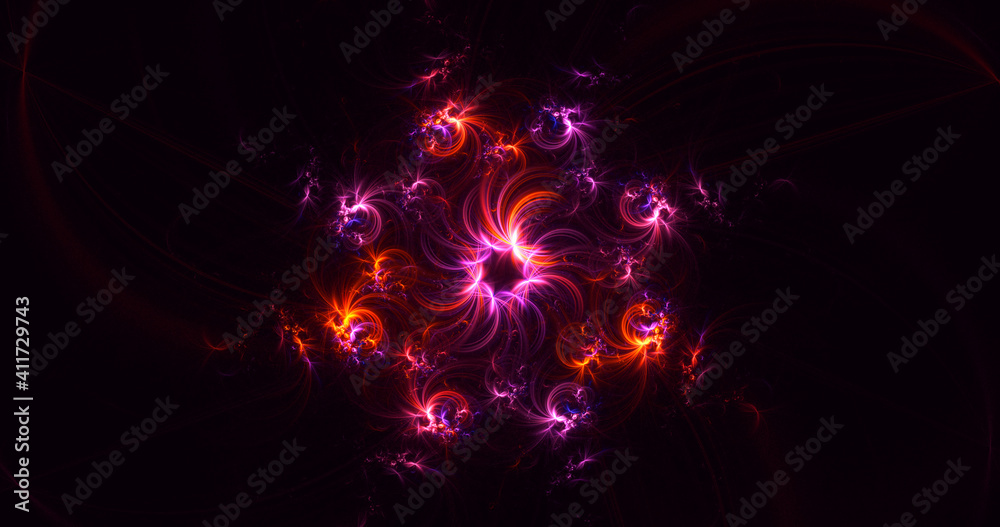 3D rendering abstract round light background 3D rendering abstract round light background