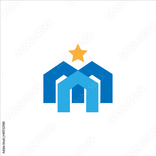 Wallpaper Mural real estate logo building logotypekh,b Torontodigital.ca