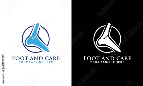 Foot Care logo designs concept vector, Iconic Foot Logo designs template