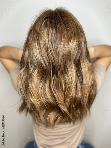 woman with long hair