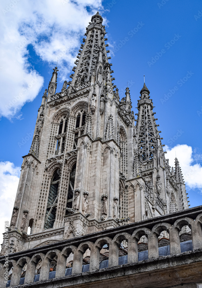 Catedral gótica de Burgos, España.