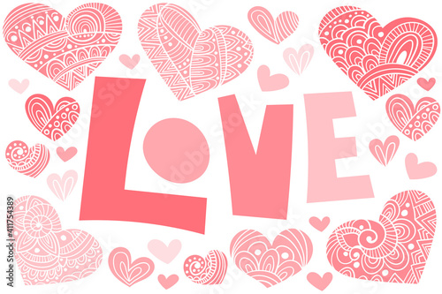 Vector Valentine's Day Background