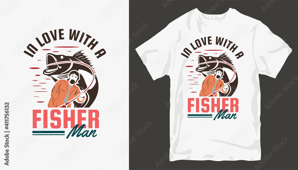 Fishing t shirt design vector. Tshirt design for print. t shirt design