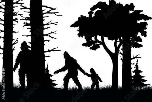 Big Foot. A symbol of mystery and the unknown.