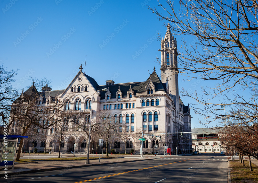 Erie County City Clerk's office in Buffalo, New York, USA