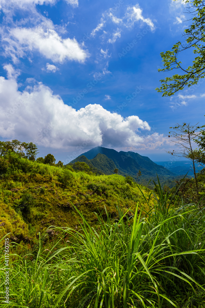 Fototapeta premium Mountains landscape - Bali island Indonesia