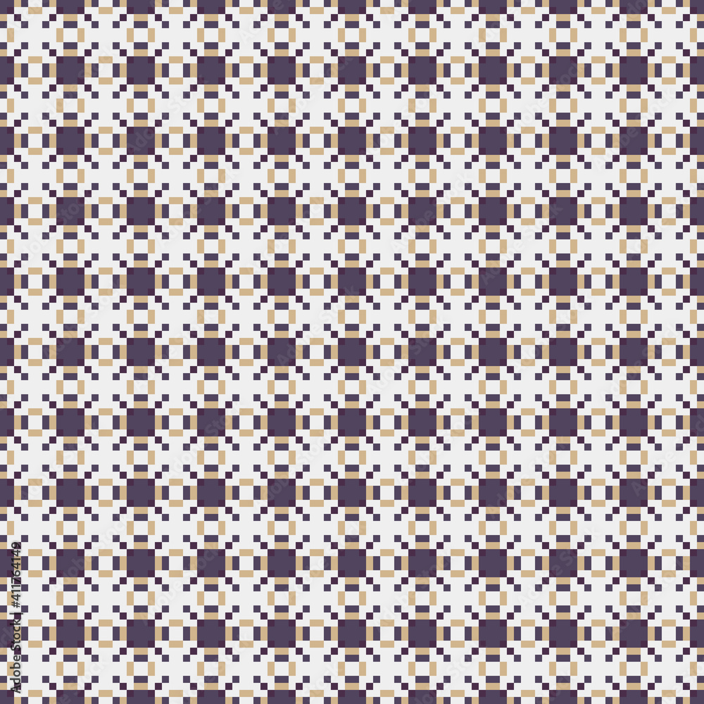 Abstract Cross Pattern generative computational art illustration