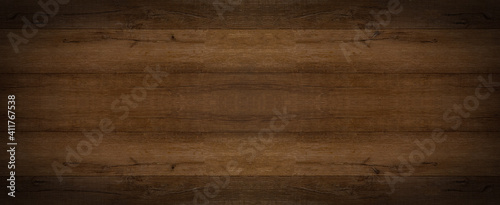 old brown rustic dark wooden texture - wood timber background panorama long banner 