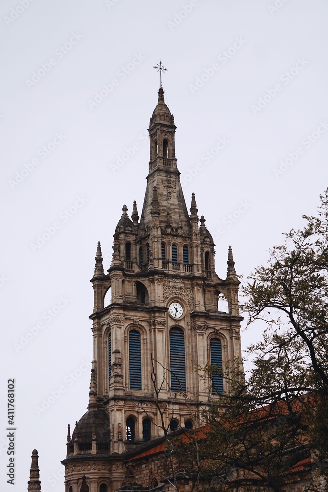 Basilica de Begoña in Bilbao city, Spain, Bilbao travel destination