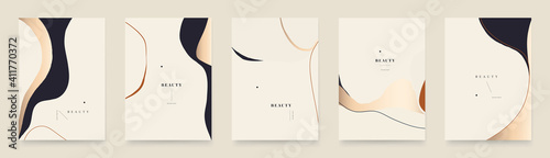 Abstract trendy universal artistic background templates. Modern minimalist style.