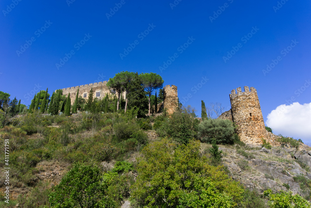 Castelnou fortress, Eastern Pyrenees, France