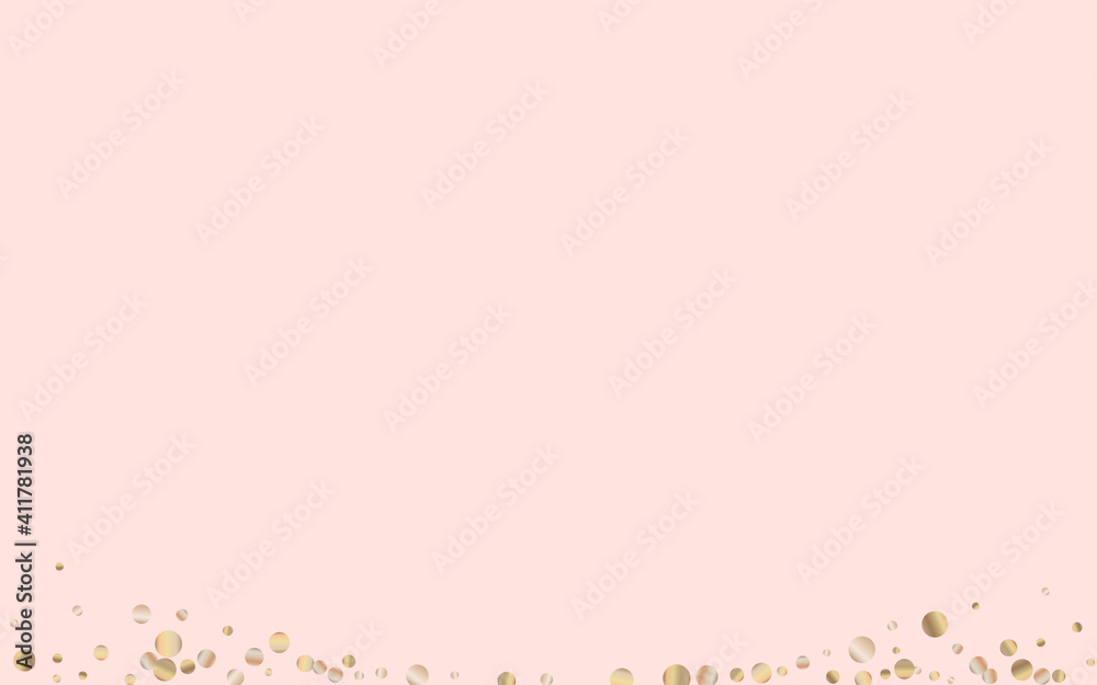 Golden Dust Shiny Pink Background. Christmas Golden Dust Shiny Pink Background. Christmas