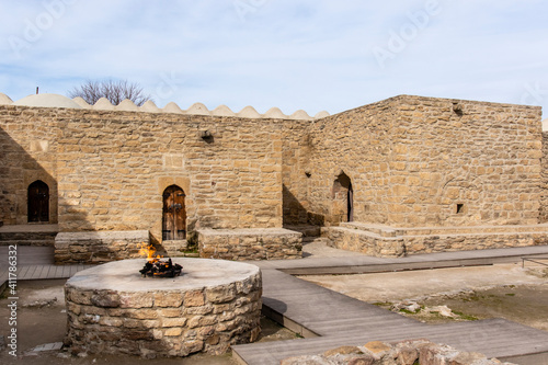 Atashgah Zoroastrian Fire Temple, Surakhani in Baku, Azerbaijan
 photo