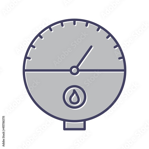 Unique Tankless Water Heater Line Vector Icon