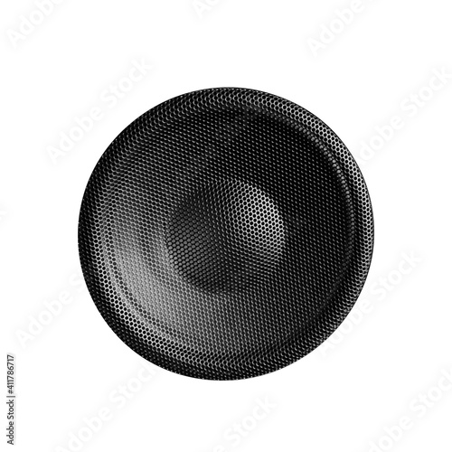 Fotografia speaker isolated on white
