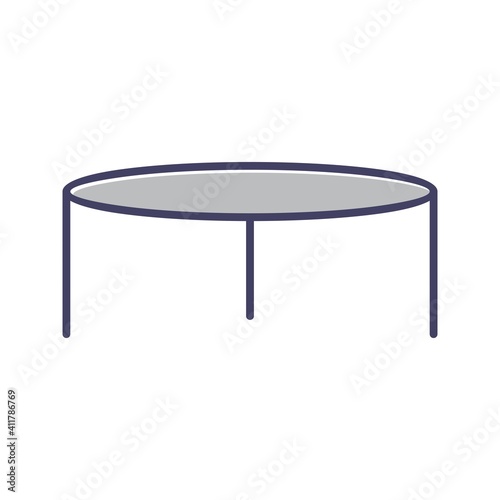 Unique Stool Line Vector Icon