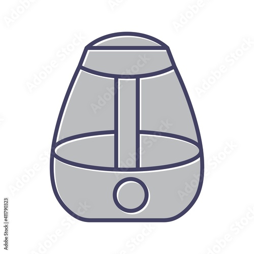 Unique Humidifier Line Vector Icon