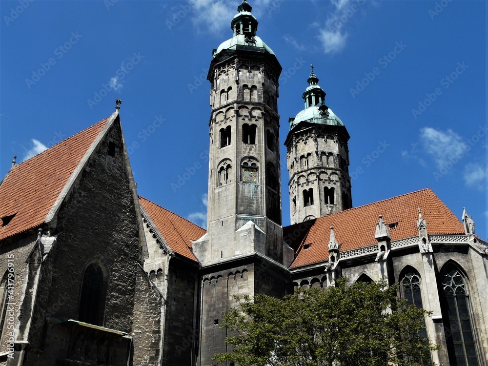 Fototapeta premium Osttürme des Naumburger Dom
