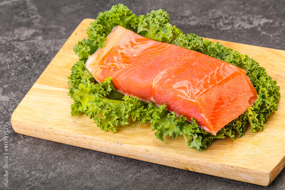 Salmon fillet slice for cooking Salmon fillet slice for cooking