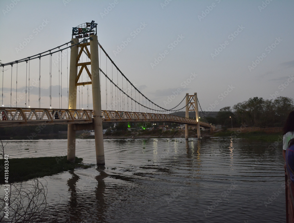 Fototapeta premium bridge over the river