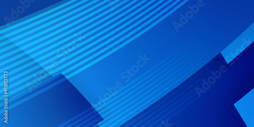 Abstract 3d modern blue background with lines. Liquid abstract background. Blue fluid vector banner template for social media, web sites. Wavy shapes
