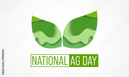 Vector illustration on the theme of National Agriculture day observed each year during March.
