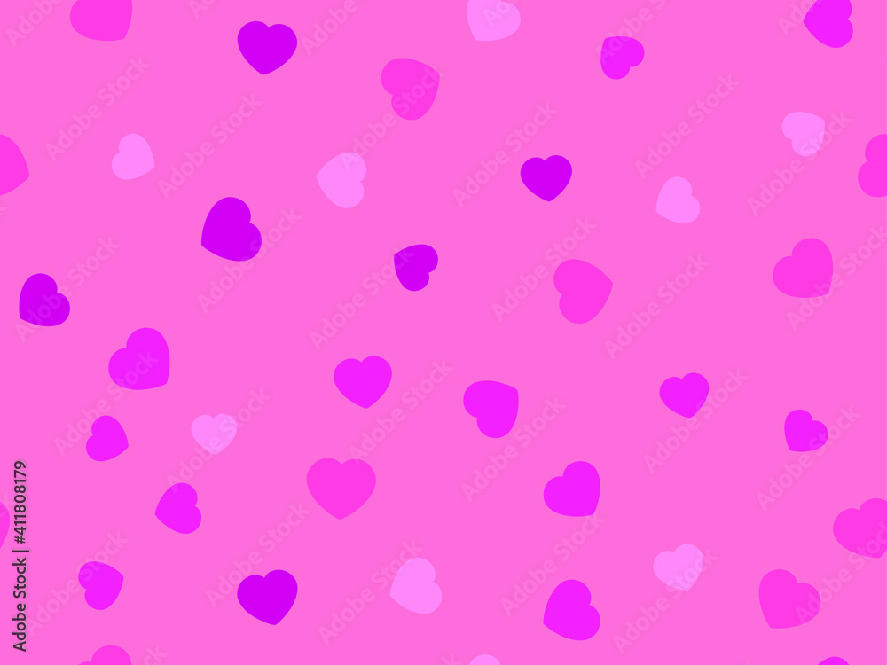 Hearts seamless pattern. Happy Valentine's Day. Background with hearts for greeting card, wrapping paper, promotional items and invitations. Vector illustration Hearts seamless pattern. Happy Valentine's Day. Background with hearts for greeting card, wrapping paper, promotional items and invitations. Vector illustration