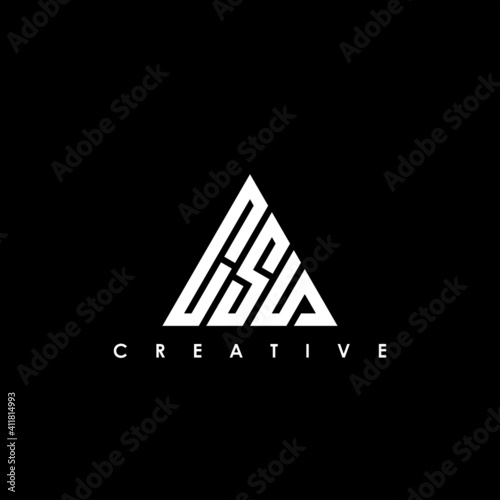 CSS Letter Initial Logo Design Template Vector Illustration