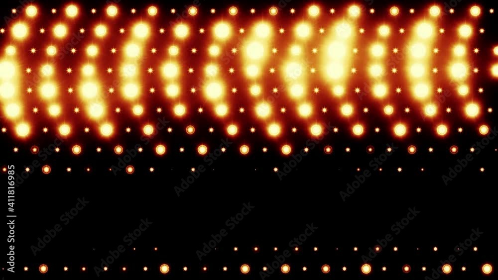 Led Lights Warm Background Looped Video