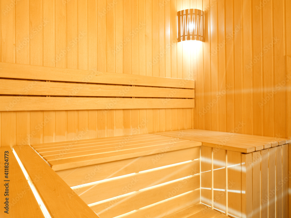 wooden sauna interior wood-fired sauna with LED lighting wooden sauna interior wood-fired sauna with LED lighting