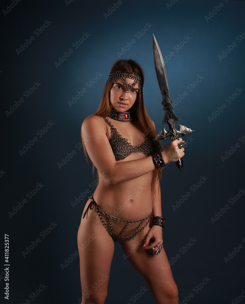 Girl in armor Girl in armor
