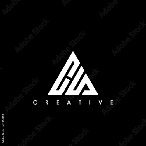 CS Letter Initial Logo Design Template Vector Illustration