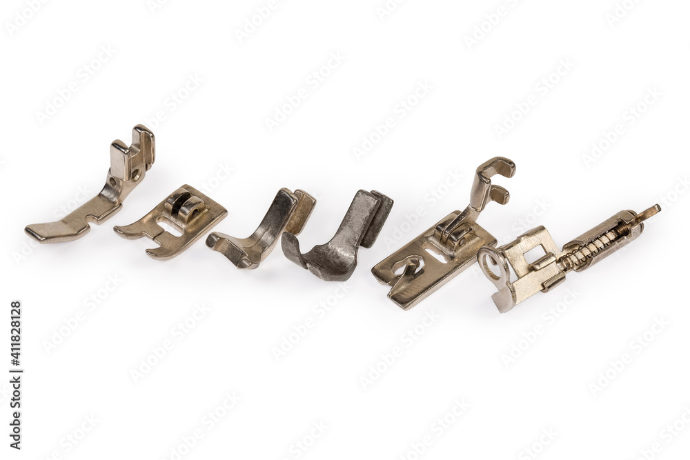 Various presset foots for sewing machine for different sewing types Various presset foots for sewing machine for different sewing types