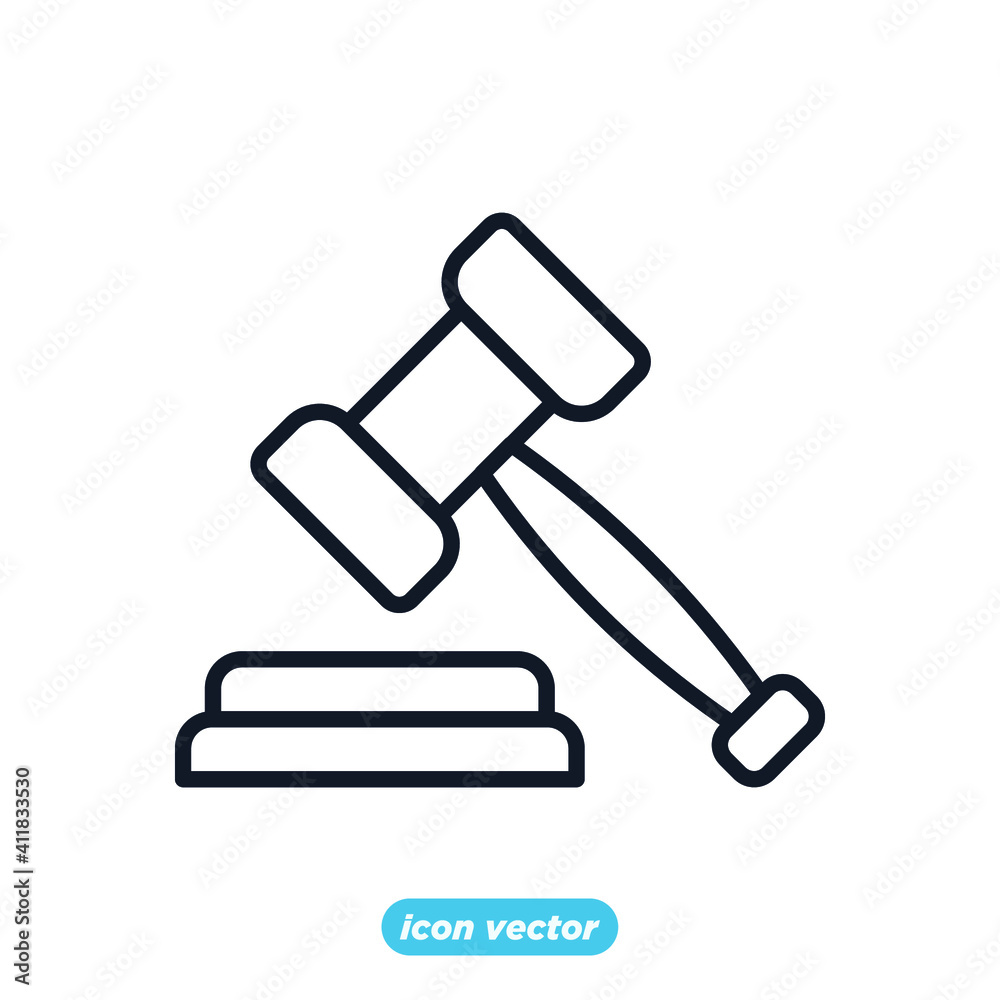 Judge Gavel justice icon. Judge Gavel law symbol template for graphic and web design collection logo vector illustration Judge Gavel justice icon. Judge Gavel law symbol template for graphic and web design collection logo vector illustration