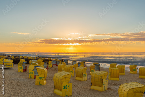 Beach in the part of city Doese in Cuxhaven