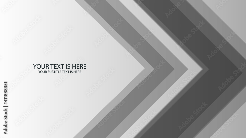 Grey tone and white arrowed background, abstract art, vector illustration Grey tone and white arrowed background, abstract art, vector illustration