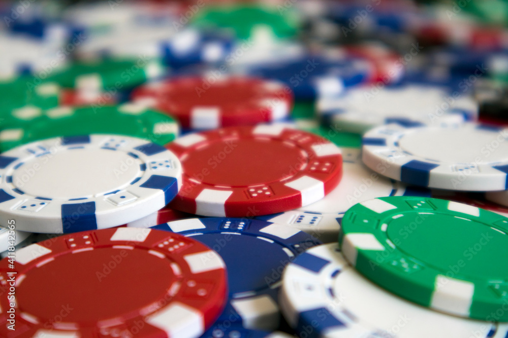Poker set chips and card wallpaper Poker set chips and card wallpaper