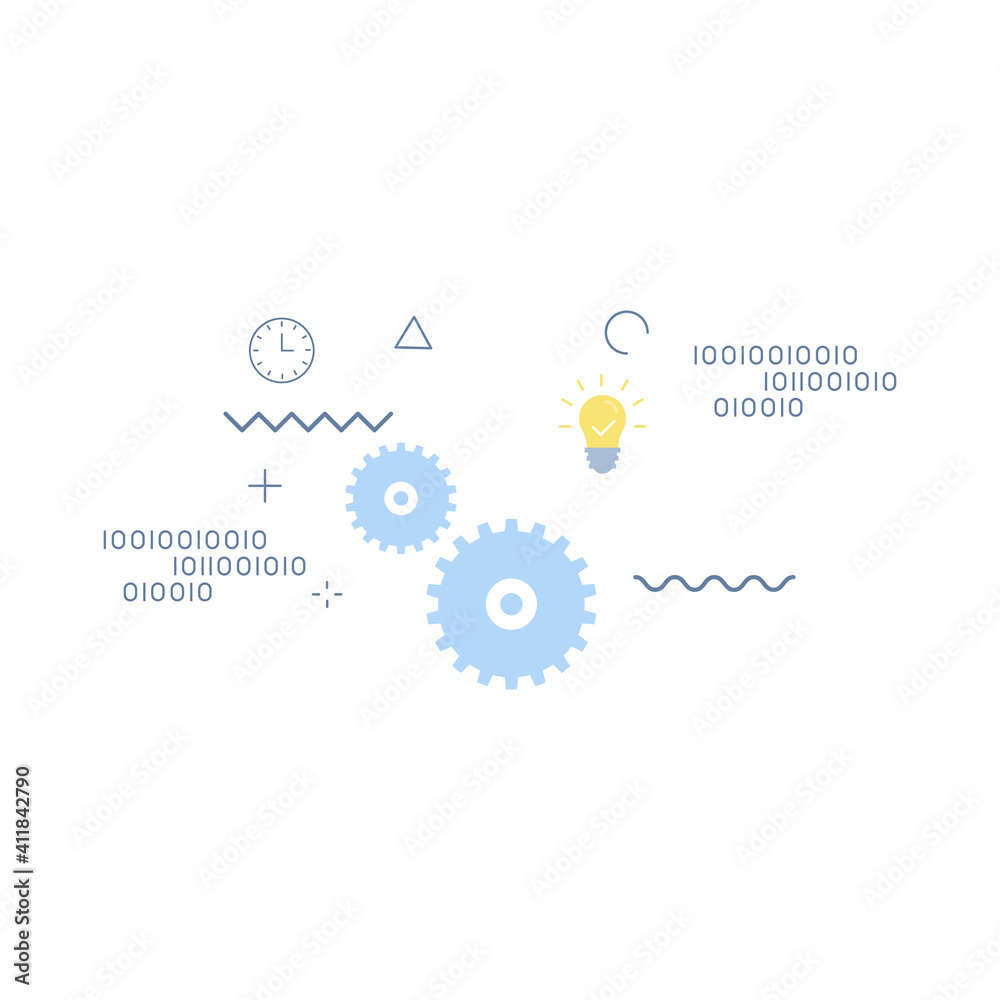 gears icon concepts. vector illustration. gears icon concepts. vector illustration.