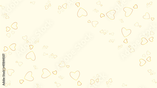 Abstract cream background with gold love