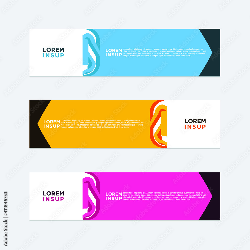 abstract geometric web design banner template isolated on dark grey background abstract geometric web design banner template isolated on dark grey background