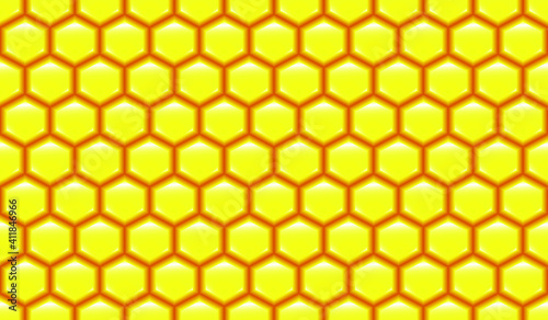 Honeycomb background. seamless hexagon pattern