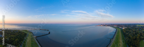 Photos Landscape of the Grimmershoerner Bay by Cuxhaven
