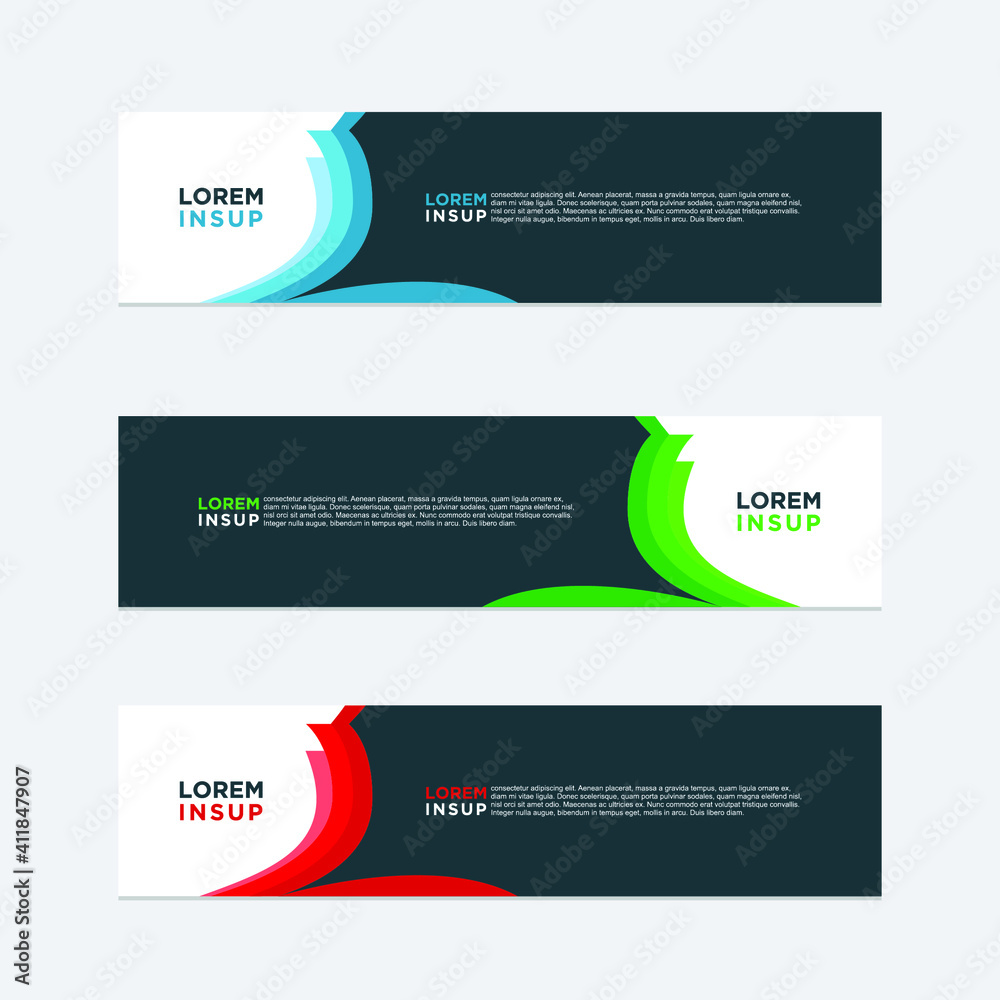 abstract geometric web design banner template isolated on dark grey background abstract geometric web design banner template isolated on dark grey background