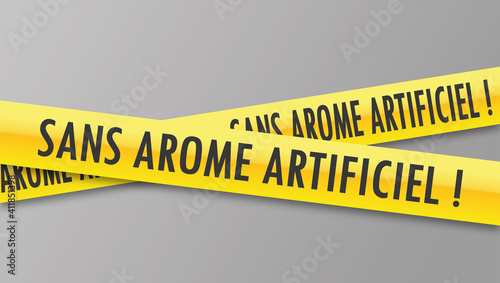 Logo sans arôme artificiel.