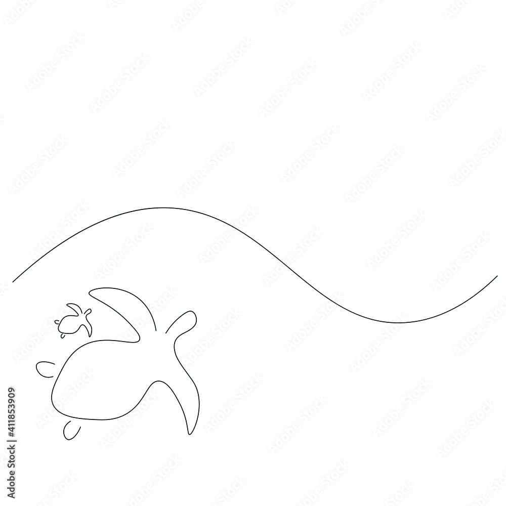 Turtles animals drawing, vector illustration Turtles animals drawing, vector illustration