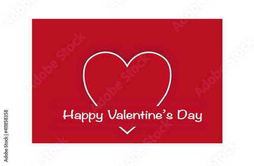 Card to congratulate in love with heart