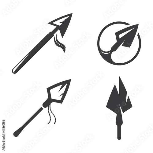 Spear logo images illustration
